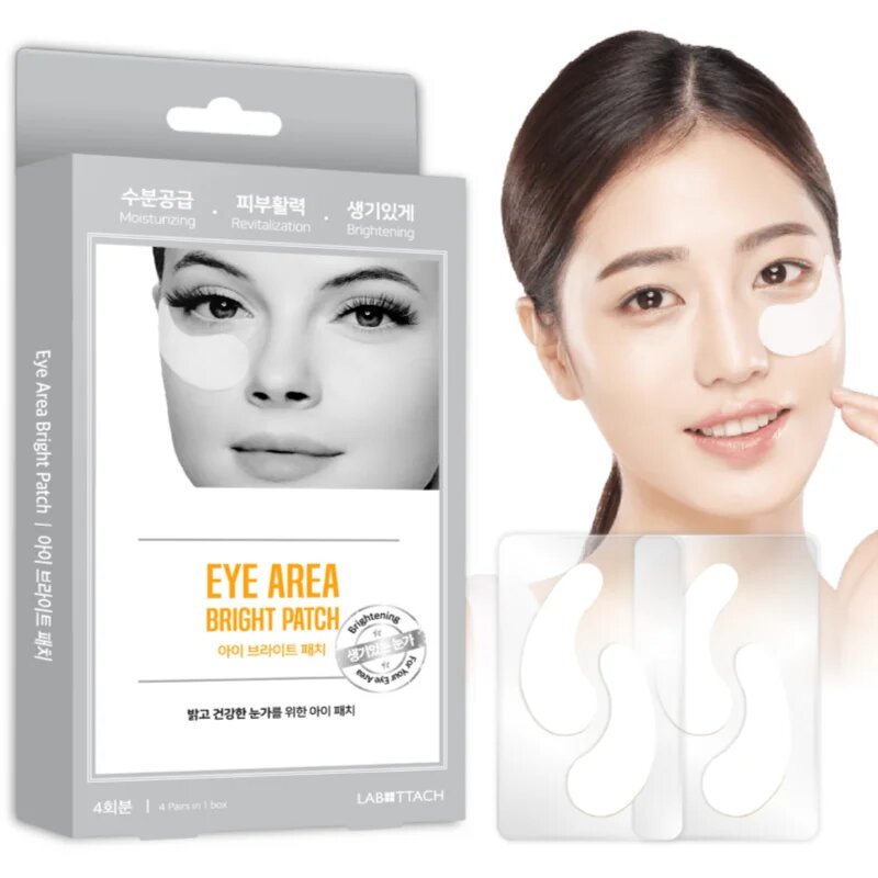 Wooshin Labottach Eye Area Bright hidrogel blazinice 4 par