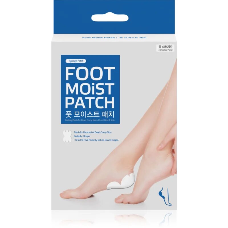 Wooshin Labottach Foot Moist hidrogel obliži proti trdi koži na petah 2 par