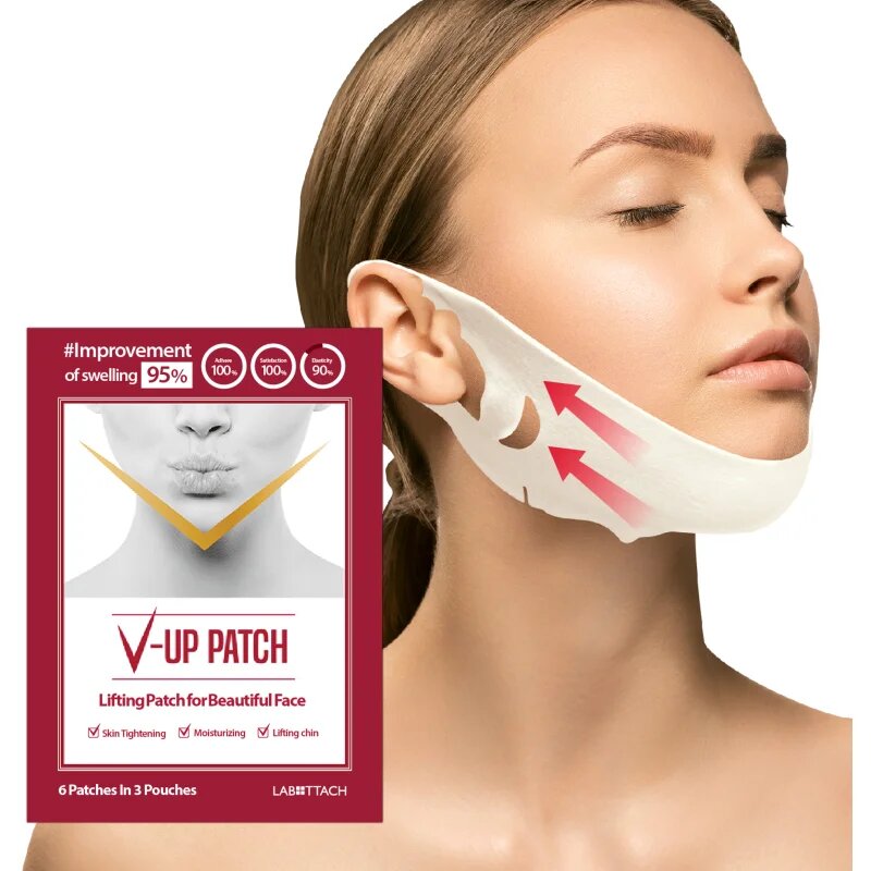 Wooshin Labottach Labottach V-up Patch hidrogel obliži za učvrstitev podbradka 2 kos