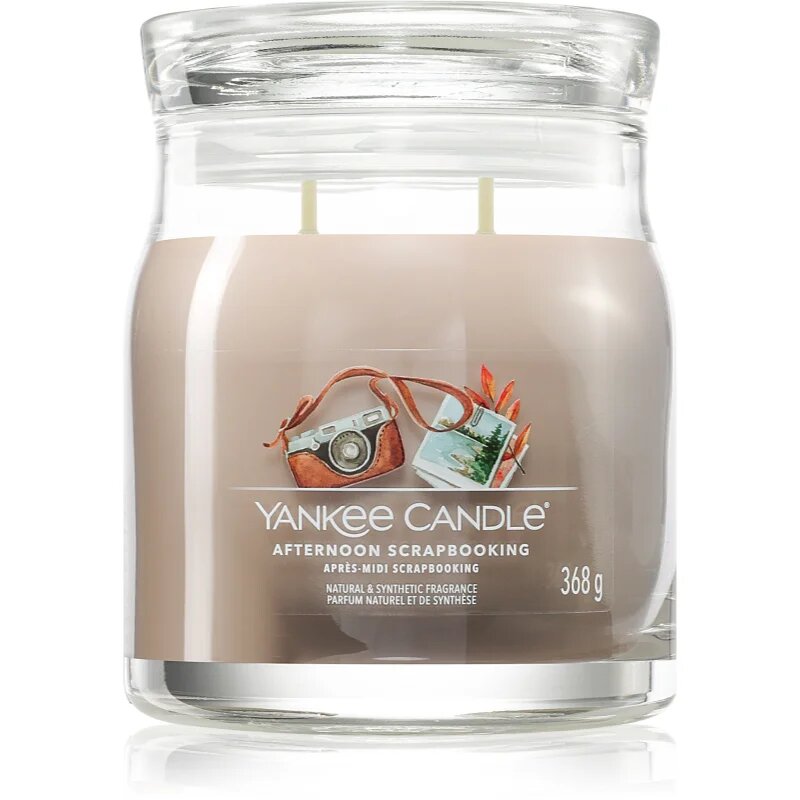 Yankee Candle Afternoon Scrapbooking dišeča sveča 368 g