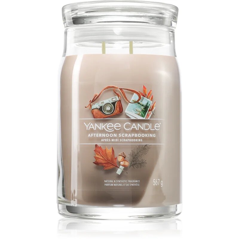 Yankee Candle Afternoon Scrapbooking dišeča sveča 567 g