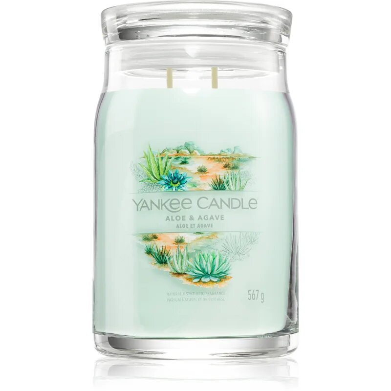 Yankee Candle Aloe & Agave dišeča sveča 567 g