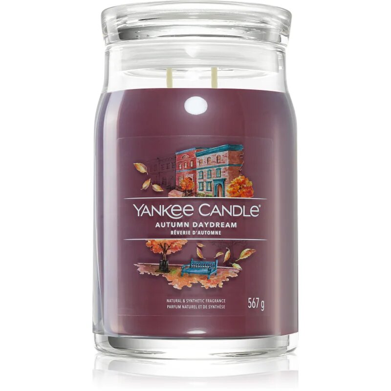Yankee Candle Autumn Daydream dišeča sveča Signature 567 g