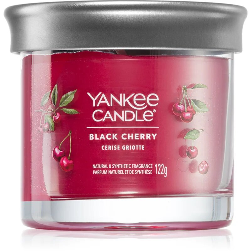 Yankee Candle Black Cherry dišeča sveča Signature 122 g
