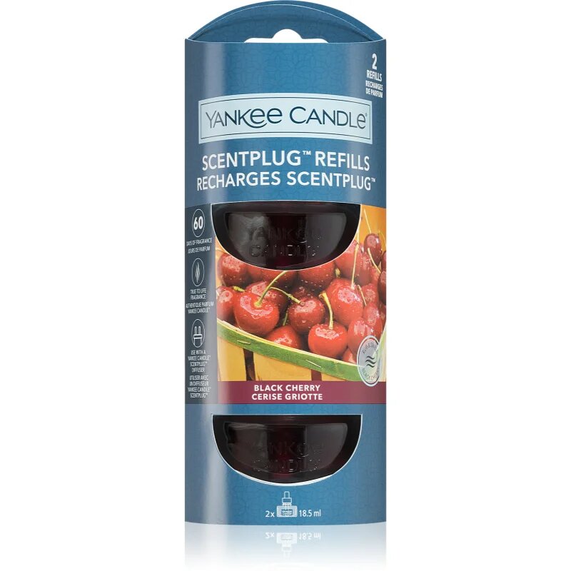 Yankee Candle Black Cherry polnilo za aroma difuzor 2x18.5 ml