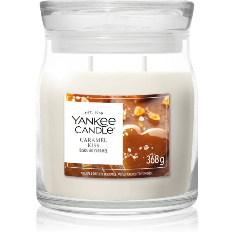 Yankee Candle Caramel Kiss dišeča sveča 368 g
