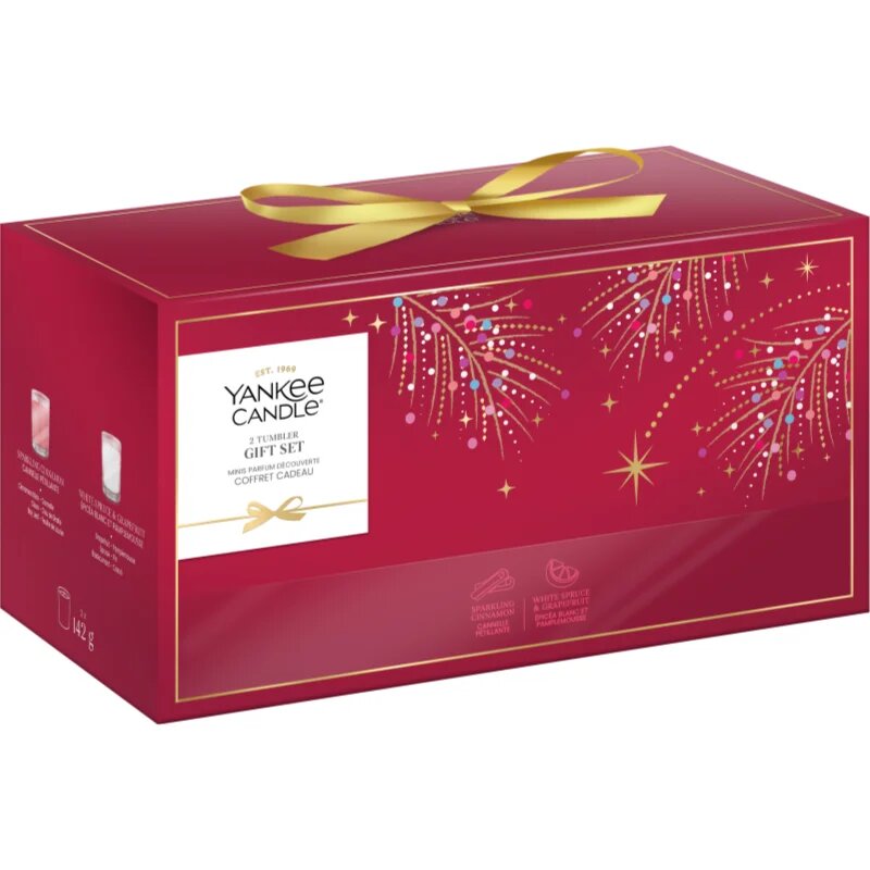 Yankee Candle Christmas Collection 2026 2 Tumbler božični darilni set 2x213 g