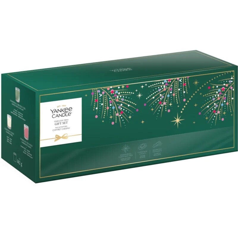 Yankee Candle Christmas Collection 2026 2 Tumbler božični darilni set 3x142 g