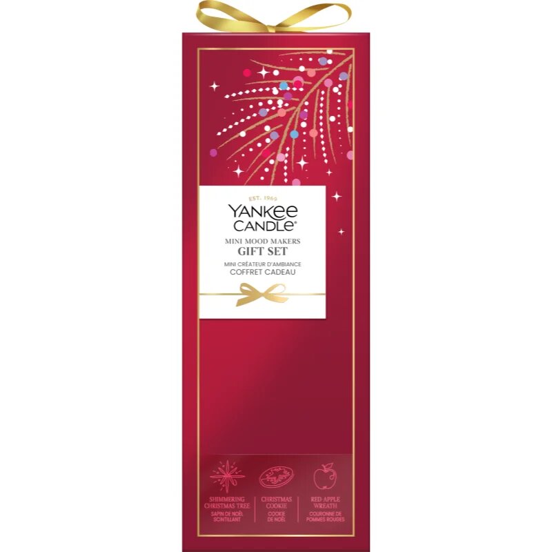 Yankee Candle Christmas Collection 2026 Mini Mood Makers božični darilni set 3x37 g