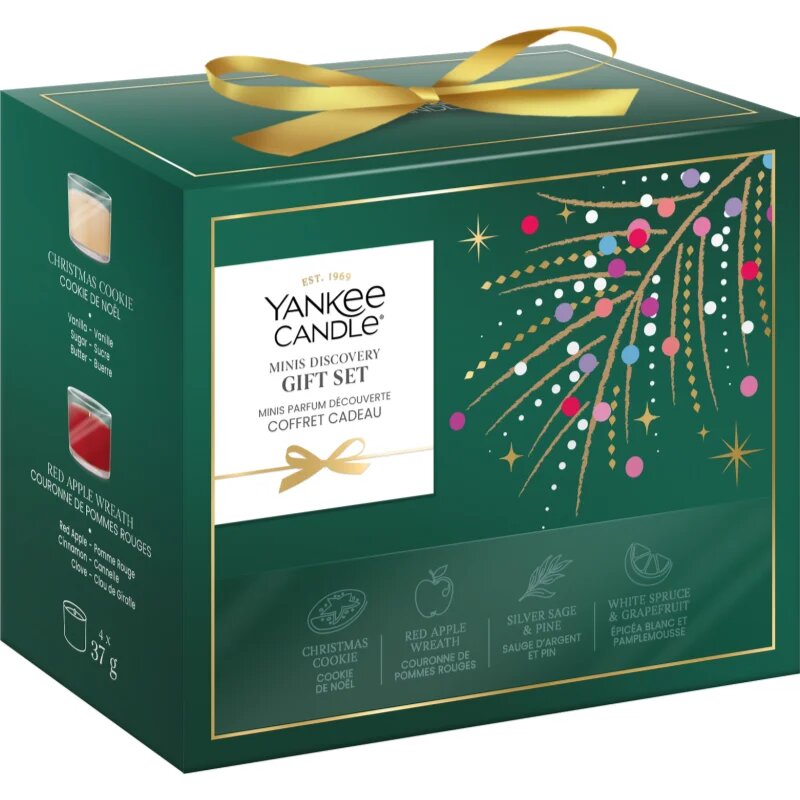 Yankee Candle Christmas Collection 2026 Minis Discovery božični darilni set