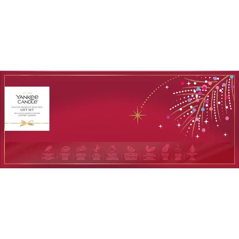 Yankee Candle Christmas Collection 2026 Scented Moments Selection božični darilni set 11 kos