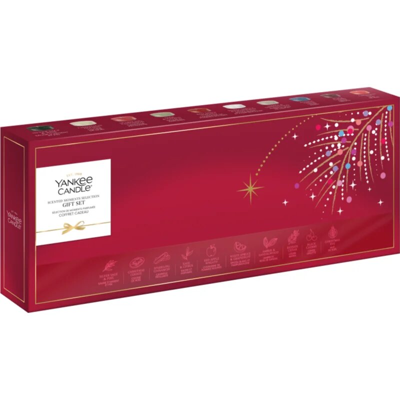 Yankee Candle Christmas Collection 2026 Scented Moments Selection božični darilni set 11 kos