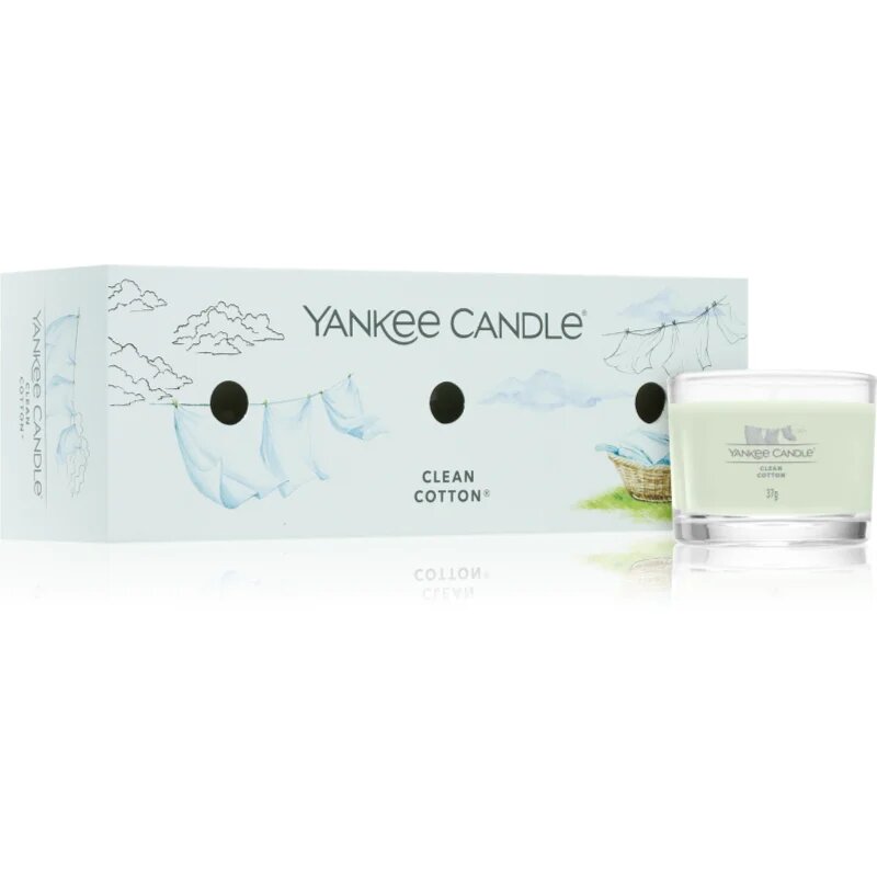 Yankee Candle Clean Cotton darilni set