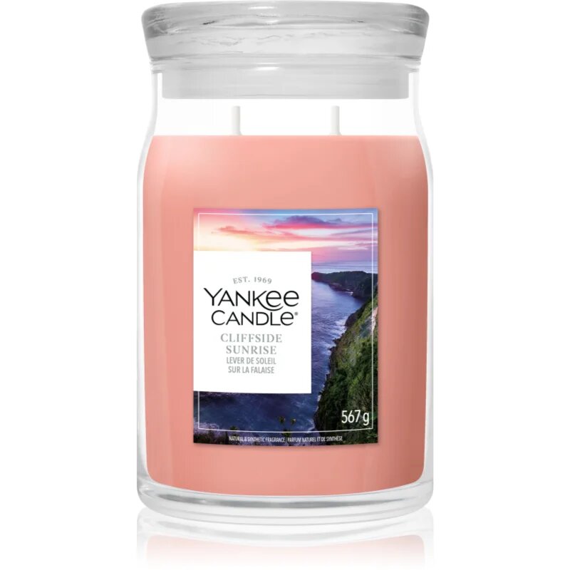 Yankee Candle Cliffside Sunrise dišeča sveča 567 g