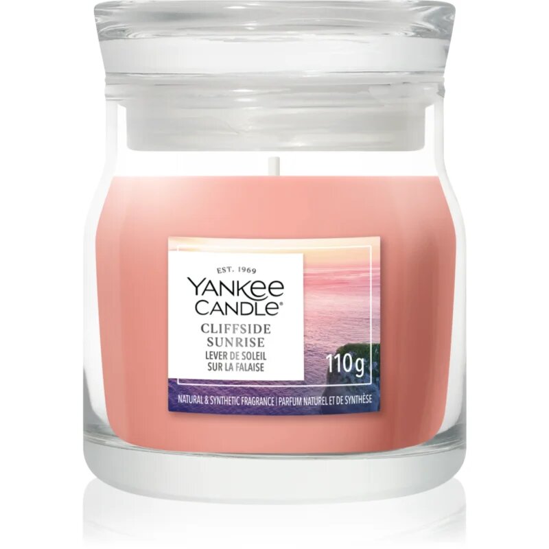 Yankee Candle Cliffside Sunrise dišeča sveča Signature 110 g