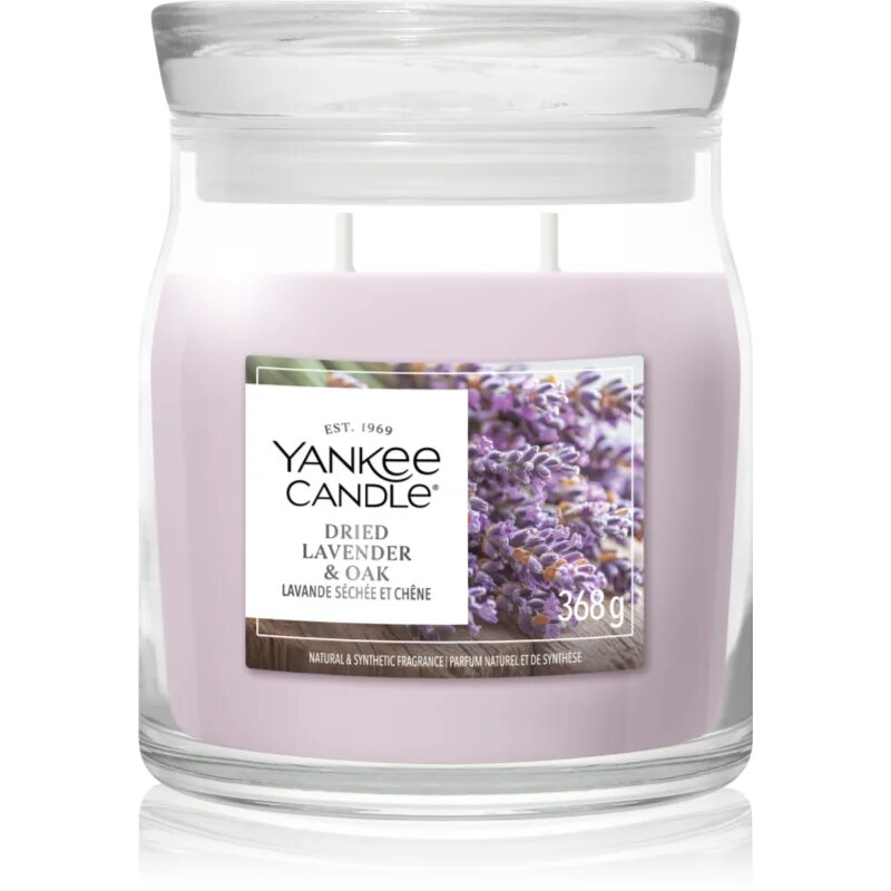 Yankee Candle Dried Lavender & Oak dišeča sveča 368 g