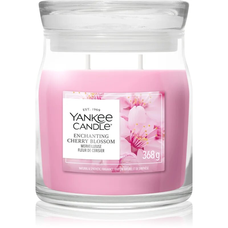 Yankee Candle Enchanting Cherry Blossom dišeča sveča 368 g