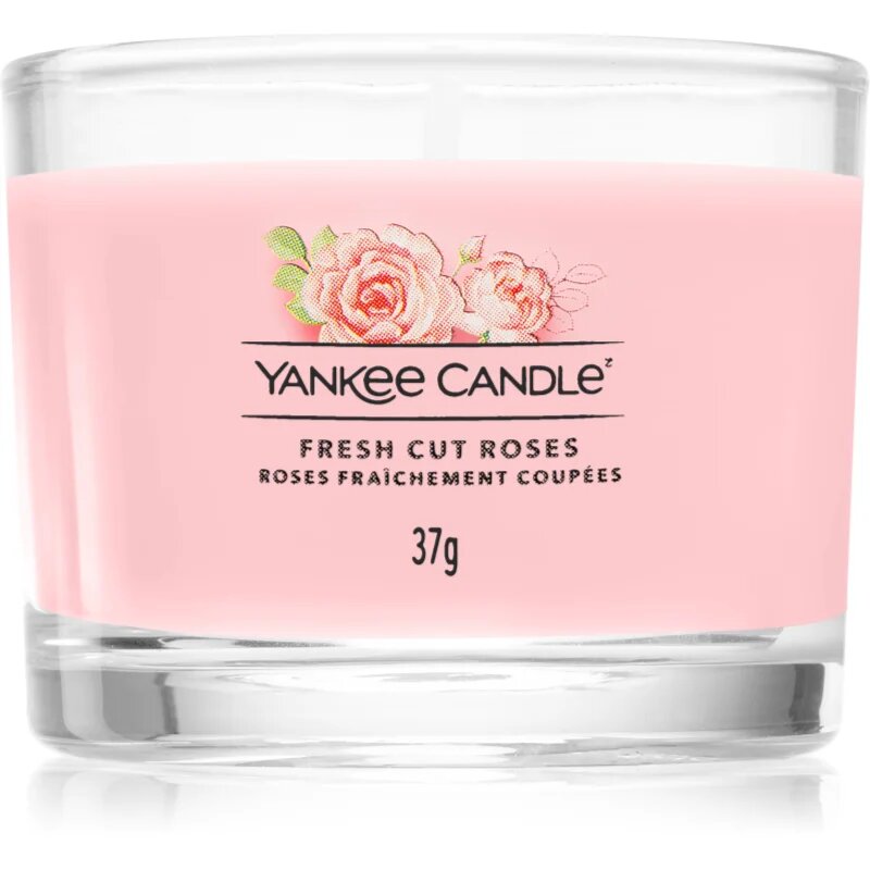 Yankee Candle Fresh Cut Roses votivna sveča Signature 37 g