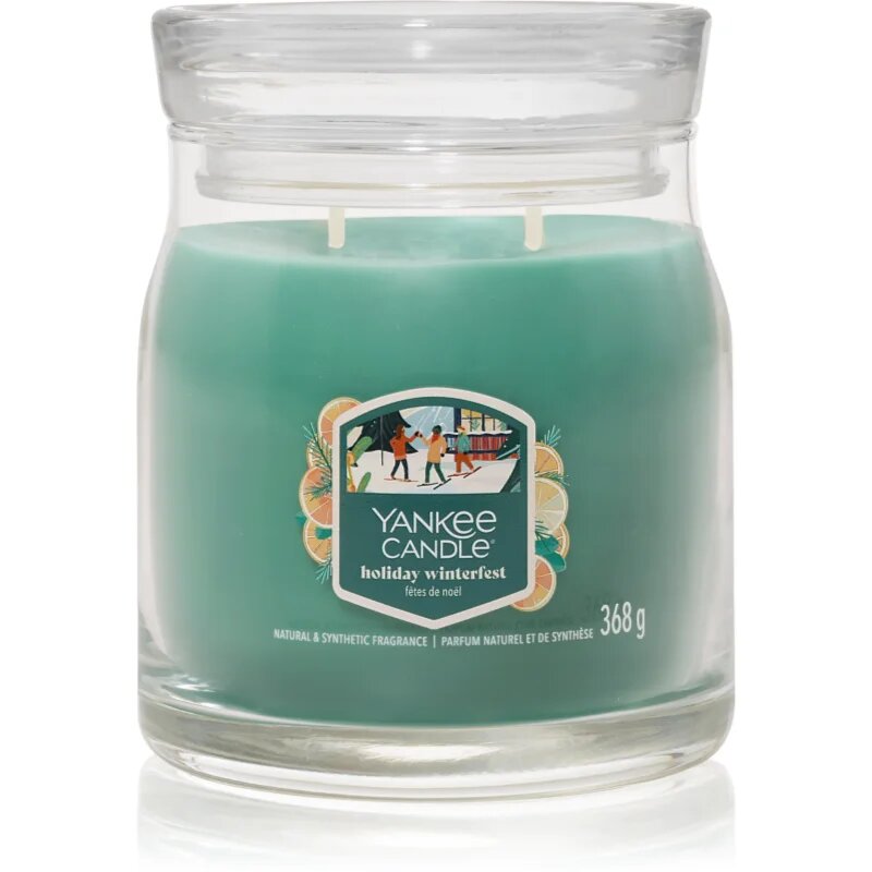 Yankee Candle Holiday Winterfest dišeča sveča Signature 368 g