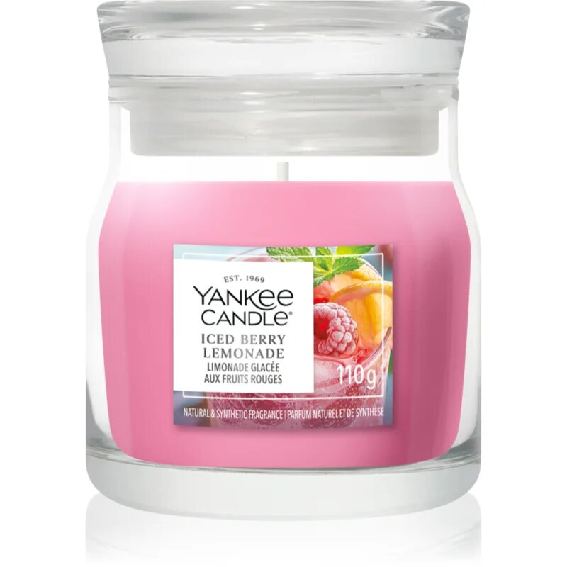 Yankee Candle Iced Berry Lemonade dišeča sveča Signature 110 g