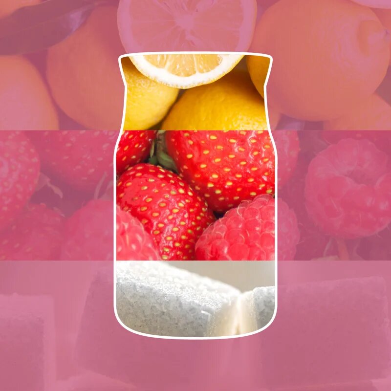 Yankee Candle Iced Berry Lemonade dišeča sveča Signature 110 g
