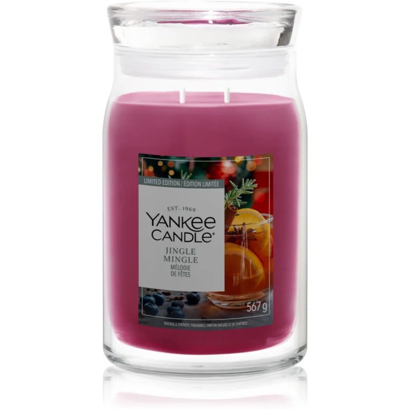 Yankee Candle Jingle Mingle dišeča sveča 567 g