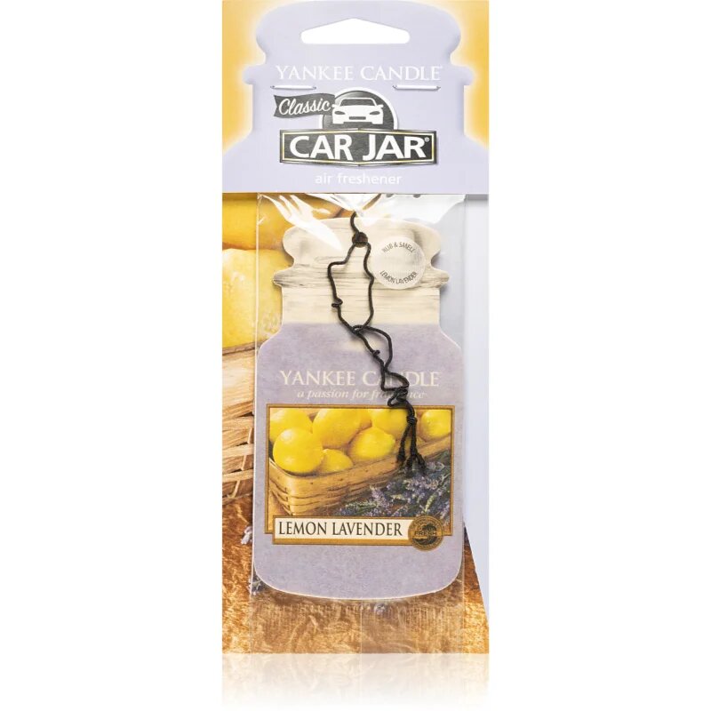 Yankee Candle Lemon Lavender dišeča obešanka 1 kos