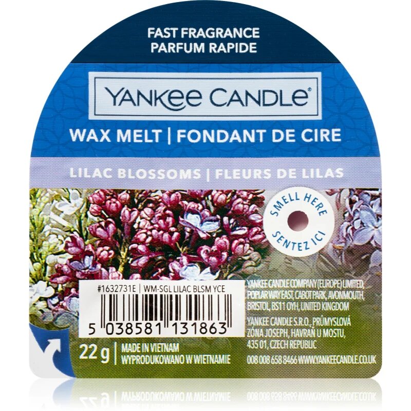 Yankee Candle Lilac Blossoms vosek za aroma lučko 22 g