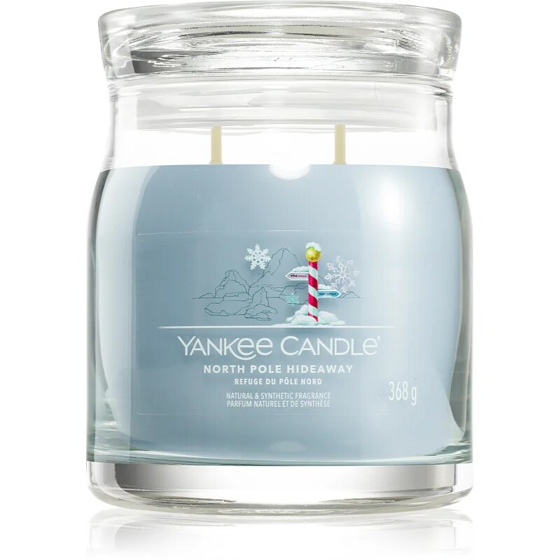 Yankee Candle North Pole Hideaway dišeča sveča 368 g