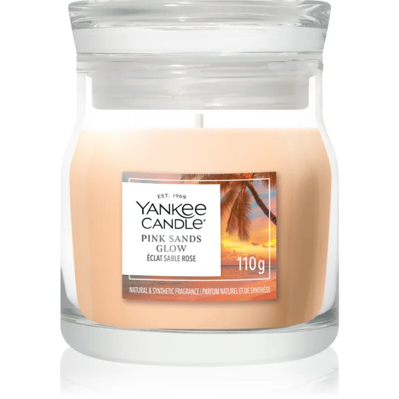 Yankee Candle Pink Sands Glow dišeča sveča Signature 110 g