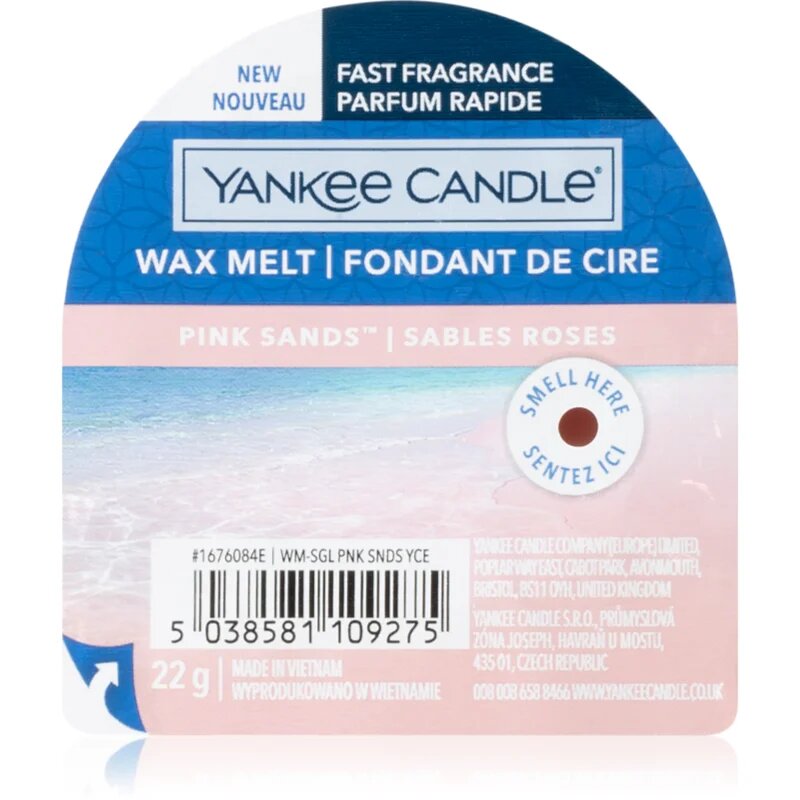 Yankee Candle Pink Sands vosek za aroma lučko 22 g