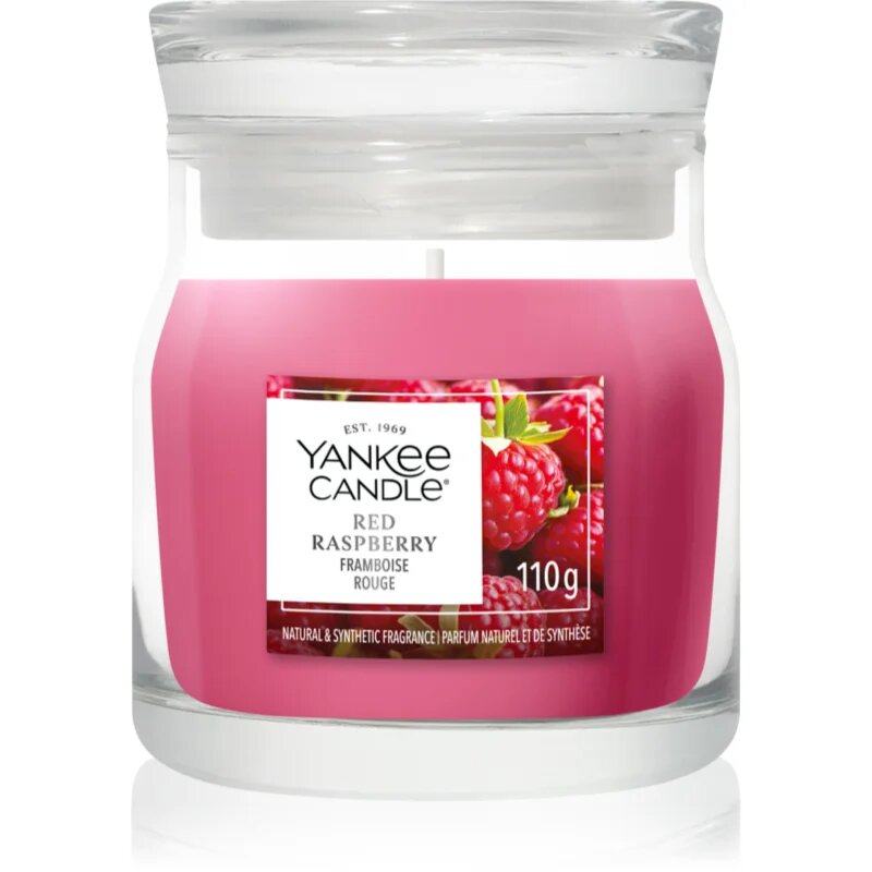 Yankee Candle Red Raspberry dišeča sveča Signature 110 g