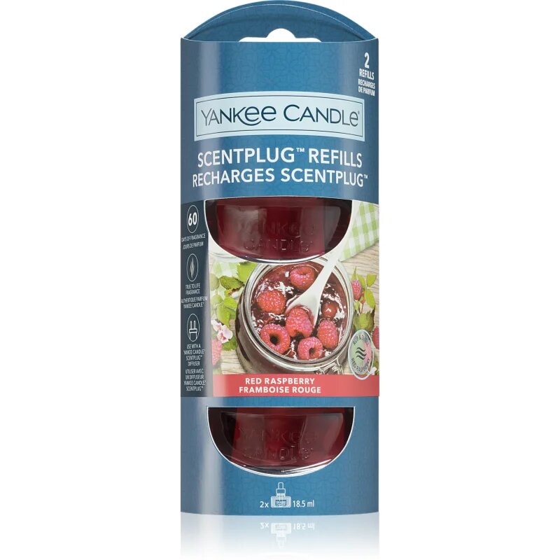 Yankee Candle Red Raspberry polnilo za aroma difuzor 2x18.5 ml
