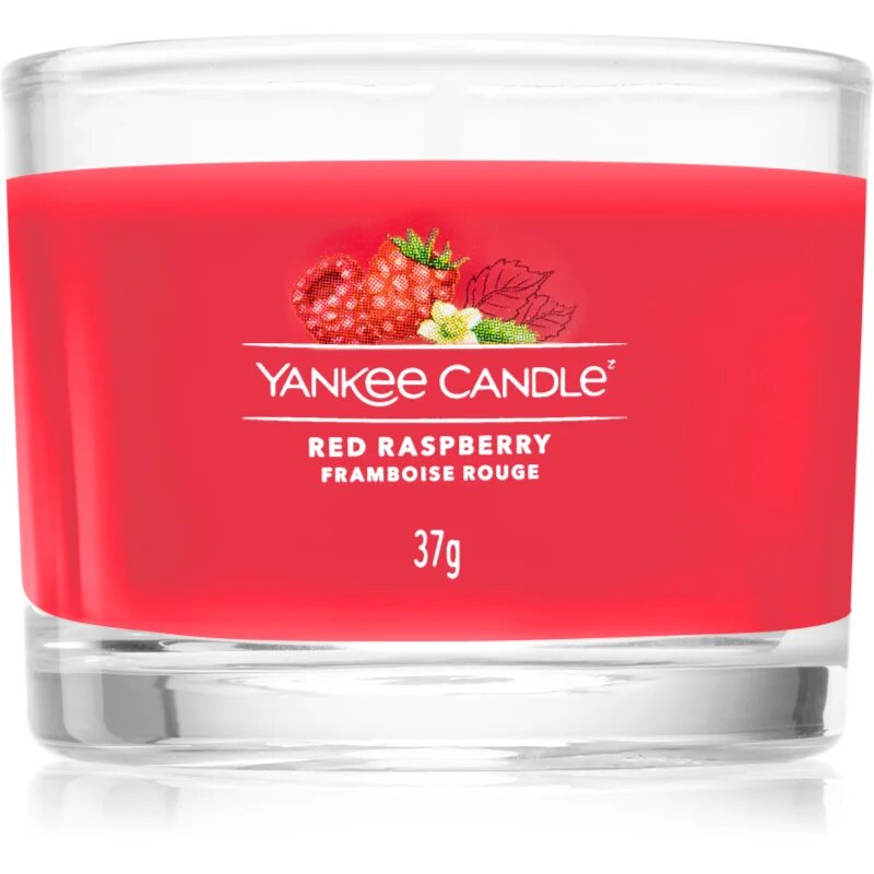 Yankee Candle Red Raspberry votivna sveča glass 37 g