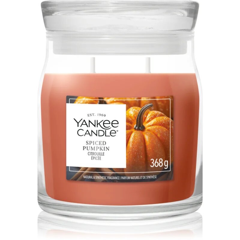 Yankee Candle Spiced Pumpkin dišeča sveča 368 g