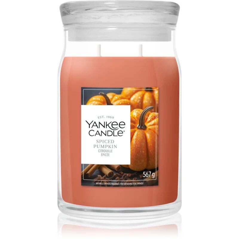 Yankee Candle Spiced Pumpkin dišeča sveča 567 g