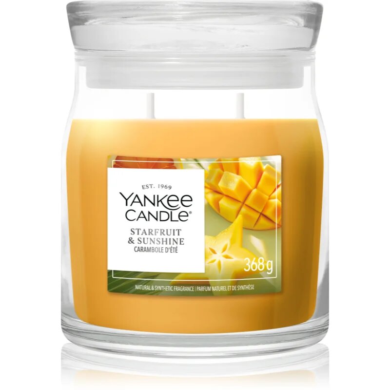 Yankee Candle Starfruit & Sunshine dišeča sveča 368 g