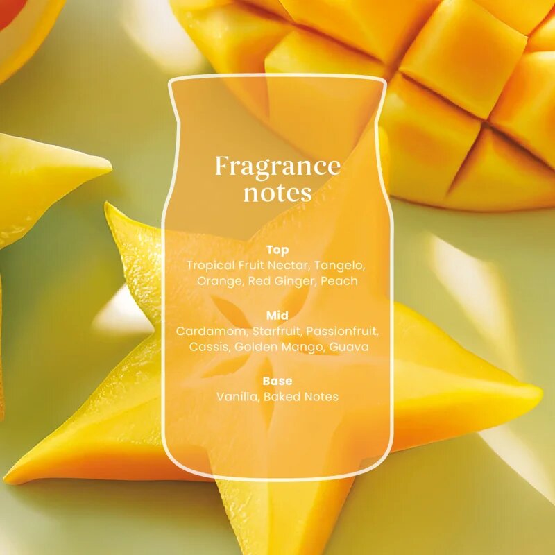 Yankee Candle Starfruit & Sunshine dišeča sveča Signature 110 g