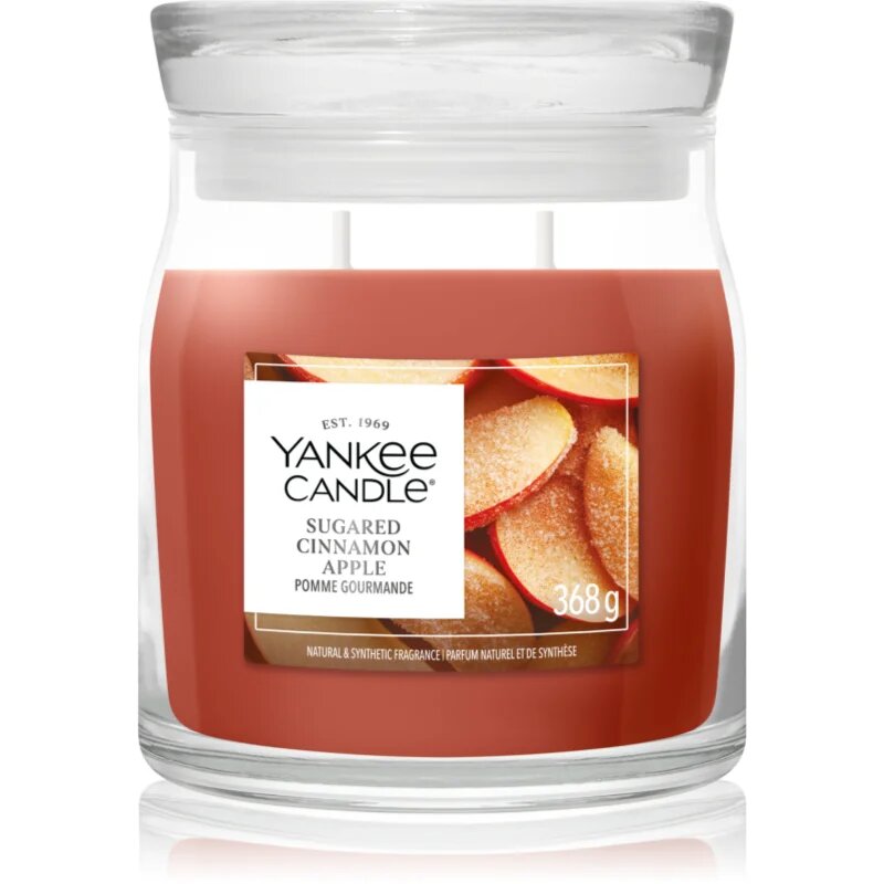Yankee Candle Sugared Cinnamon Apple dišeča sveča 368 g