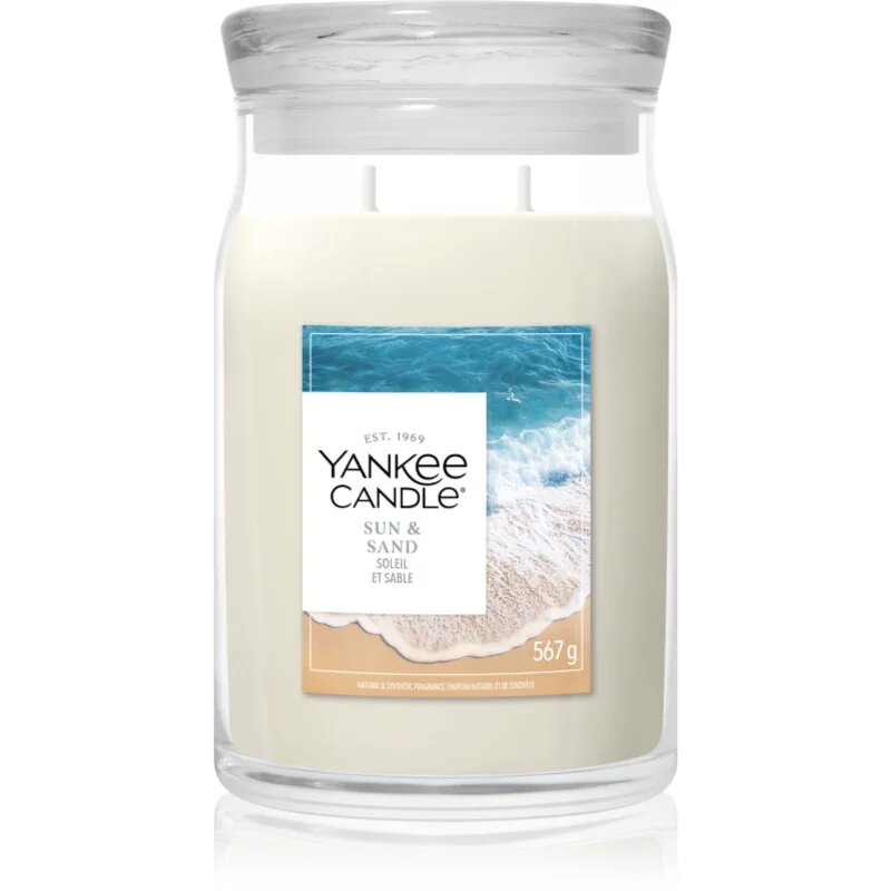 Yankee Candle Sun & Sand dišeča sveča 567 g