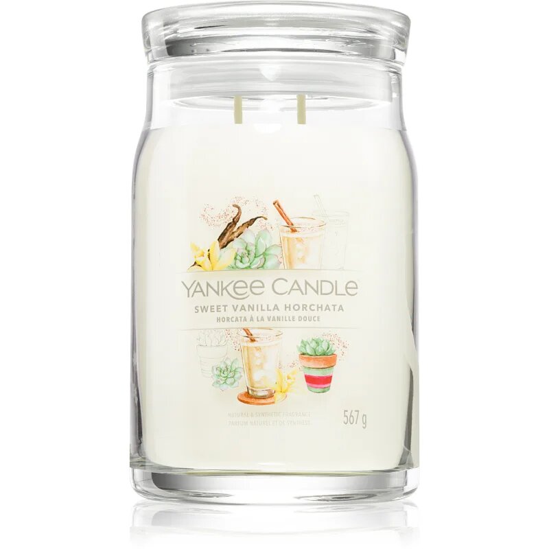 Yankee Candle Sweet Vanilla Horchata dišeča sveča 567 g
