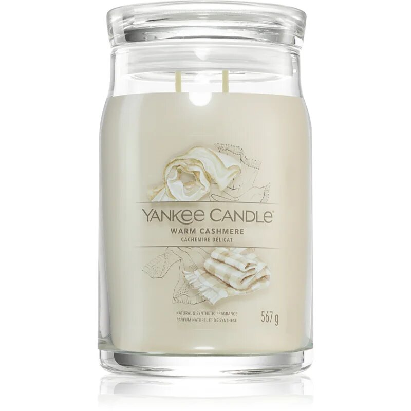 Yankee Candle Warm Cashmere dišeča sveča 567 g