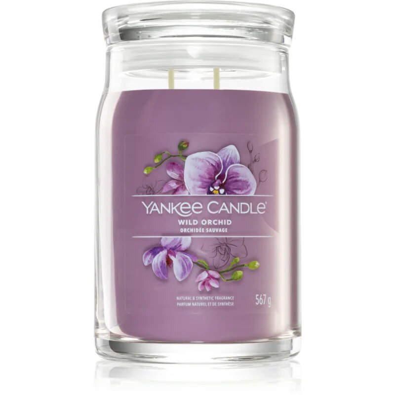 Yankee Candle Wild Orchid dišeča sveča Signature 567 g