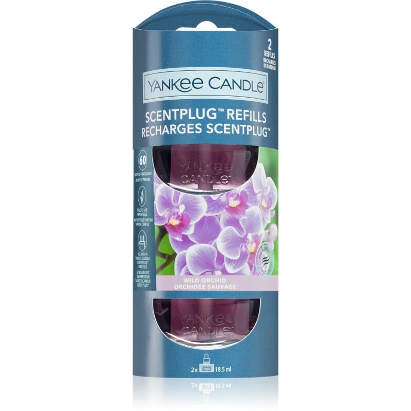 Yankee Candle Wild Orchid nadomestno polnilo za električni difuzor 2x18.5 ml