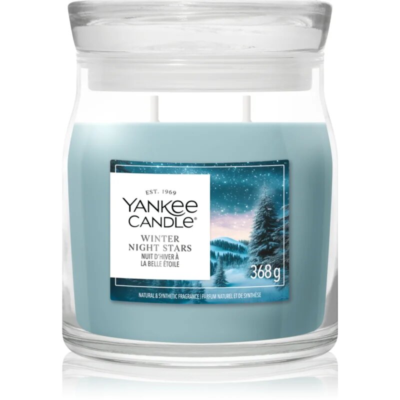 Yankee Candle Winter Night Stars dišeča sveča 368 g