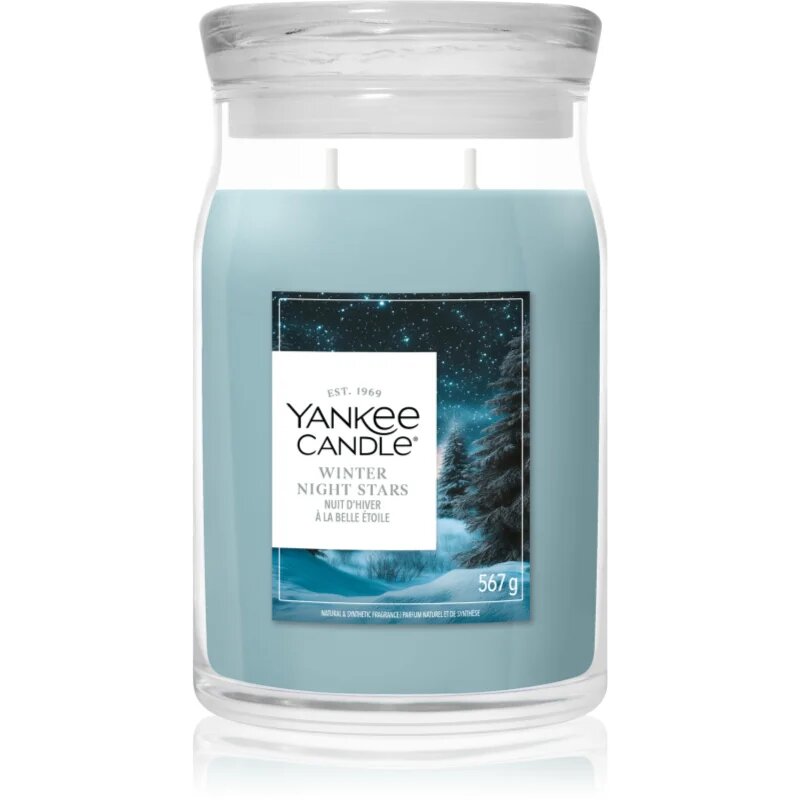 Yankee Candle Winter Night Stars dišeča sveča 567 g