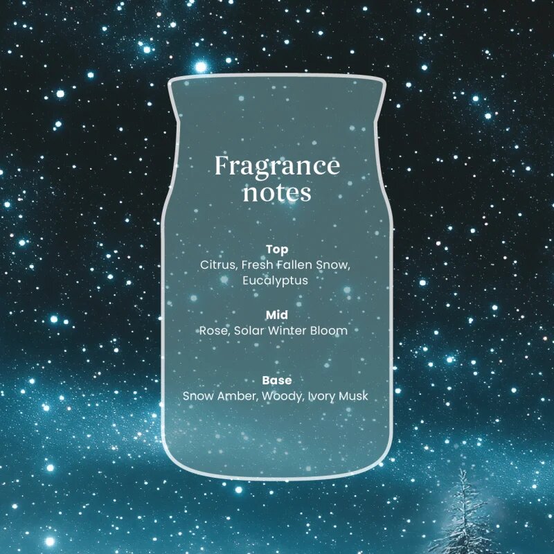Yankee Candle Winter Night Stars dišeča sveča 567 g