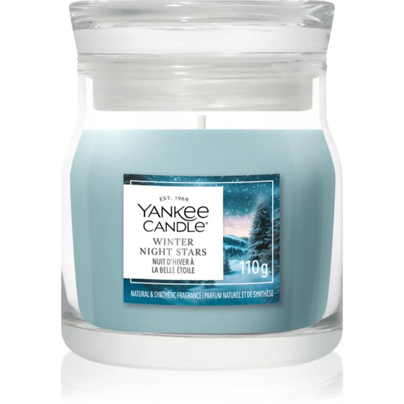 Yankee Candle Winter Night Stars dišeča sveča Signature 110 g