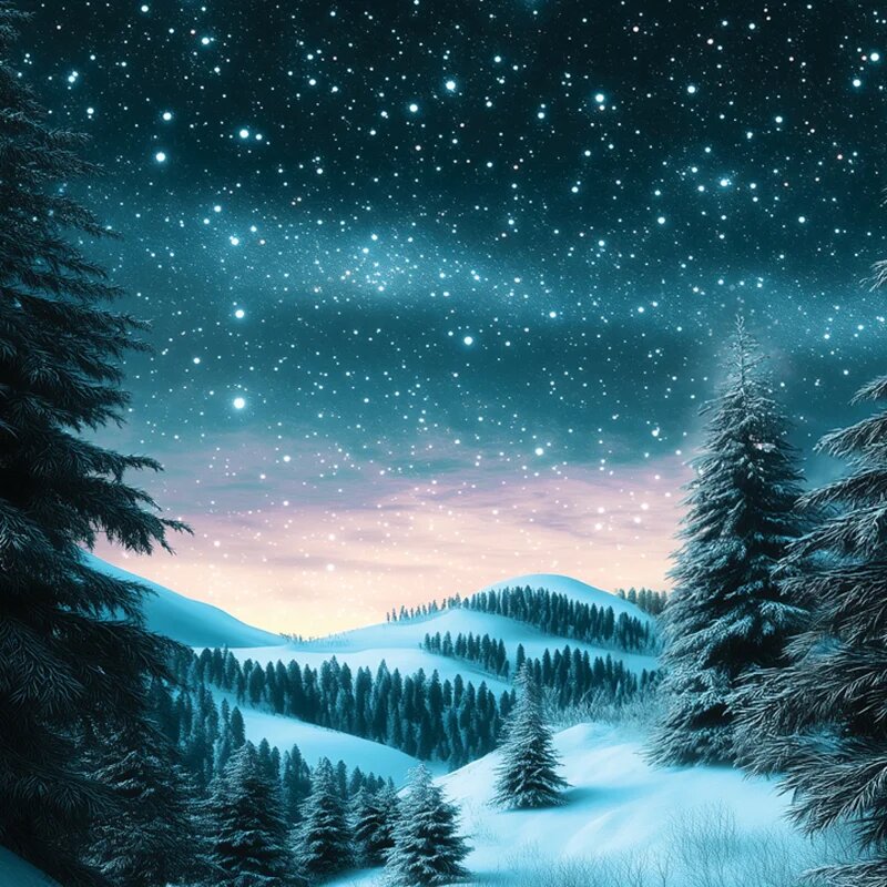 Yankee Candle Winter Night Stars dišeča sveča Signature 110 g