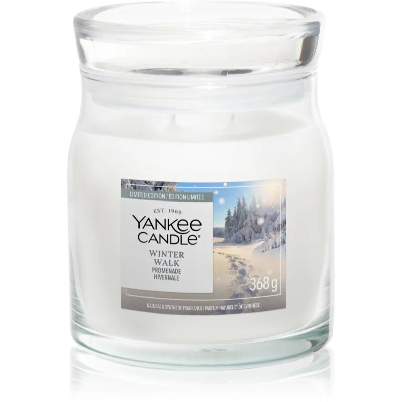 Yankee Candle Winter Walk dišeča sveča 368 g